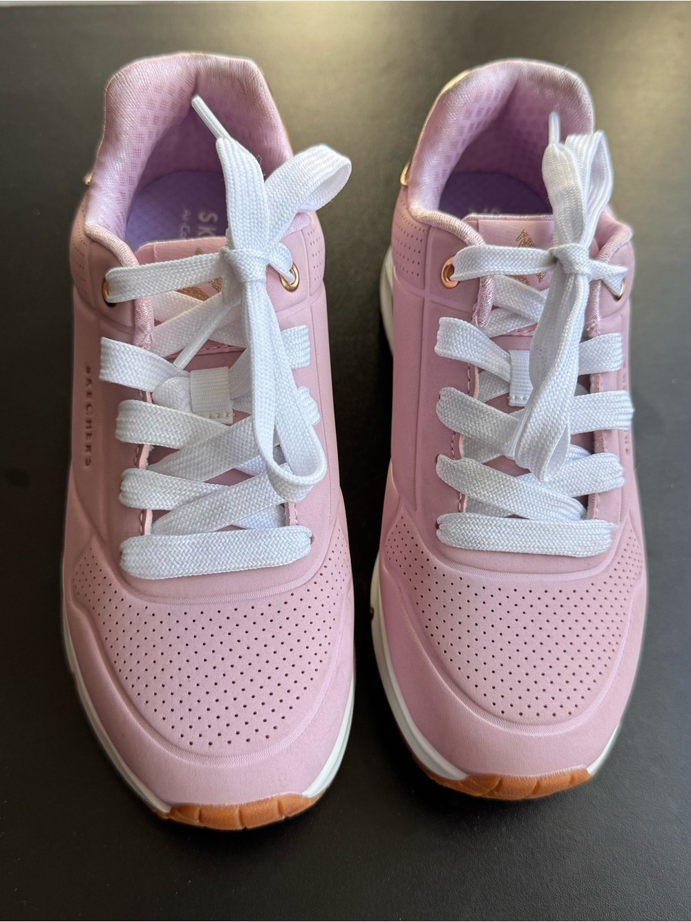 Sketchers UNO Gen1 Shimmer Away Sneakers Size: 1, NWOT - Picture 2 of 8